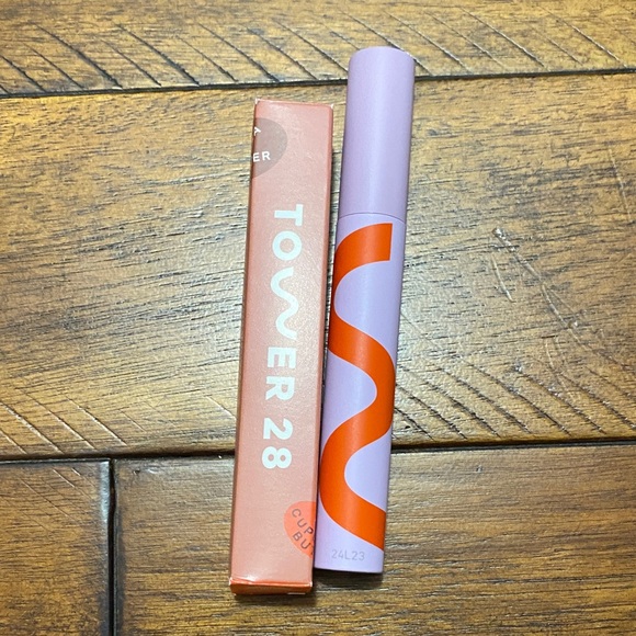 Lot 2 Tower 28 Juice Balm in Mix & Make Waves Mascara Jet Black - Picture 1 of 2